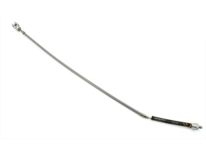 Foot brake cable gray 395mm 555mm M6 for Miele, K 52