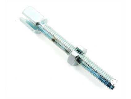 Adjusting screw hexagon M6 x 50mm slotted for moped, moped, mokick