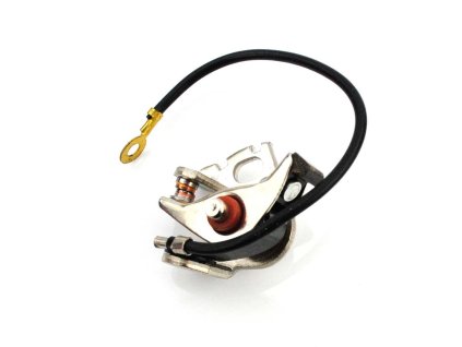 Ignition contact Goebel with cable for Zündapp Automatic Moped, ZA, ZB, ZD, TS, ZR, CS, CX, Hai, GTS, C, ZX, Hercules MX, Prima, M, Kreidler Florett, Flory MF, Puch Maxi, Monza X, Moped