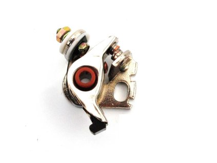 Ignition contact Goebel metal for Zündapp Bergsteiger M 25, 50, R 50 scooter, Automatic moped, ZA, ZB, ZD 10, 20, TS, ZR CS, CX, Hai, GTS, C, Super Combinette, Sport Kreidler Florett, Flory, Hercules MX 1, Prima, Sachs 2 speed, 3 220 MK, DKW, Miele,…