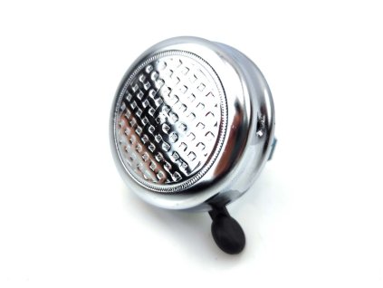 Bell High-gloss chrome-plated Checkerboard pattern for Hercules, Zündapp, Kreidler, Puch, Miele, KTM, DKW, Rixe, NSU
