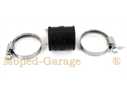 Intake rubber 24/24mm 37mm with clamps for moped, moped, mokick