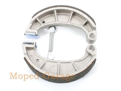 Brake pads with aluminum spring for Simson, Schwalbe KR51/1, KR51/2, S50, S51, S70, S53, S83, SR4-2, SR4-3, SR4-4, SR50, SR80