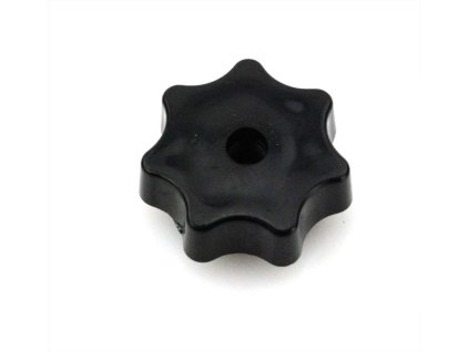 Black plastic star grip nut for Simson, KR51/1, KR51/2, SR4-2, SR4-3, SR4-4, SR50, SR80