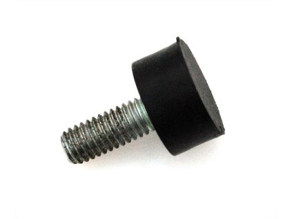Stop rubber black with screw for Zündapp Combinette, Super Sport Combinette