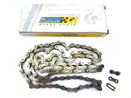 Chain steel 112 links 1/2 x 1/8 for Piaggio Ciao, Citta, Si, Puch Maxi, Zündapp automatic moped, Hercules, KTM, DKW, Kreidler