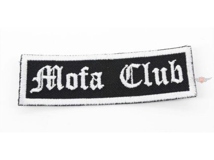 Patch 25mm height 80mm width 3mm frame for moped mokick