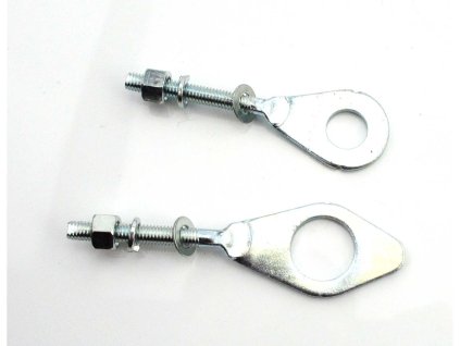 Steel chain tensioner set silver for Honda, CD 50, C 65, 70, 90, 100, 102, CM 91