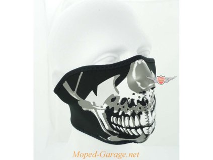 Neoprene protective mask for moped mokick