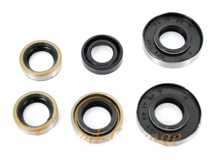 Simmering set 6-piece black for Puch, MV, MS, Monza
