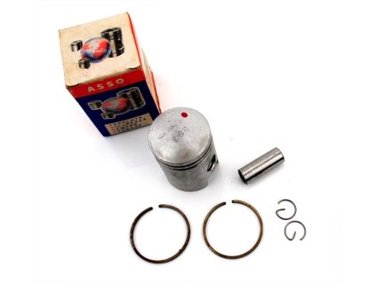 Piston set 40,50mm 12mm piston pin 53mm for Hercules, Miele, DKW, Rixe, Gritzner, Göricke, Bauer
