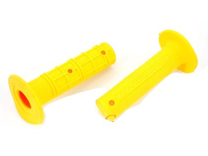 Grips Yellow Yellow 22/24mm 120mm for Zündapp GTS, KS, C 50 Sport, Kreidler, Hercules