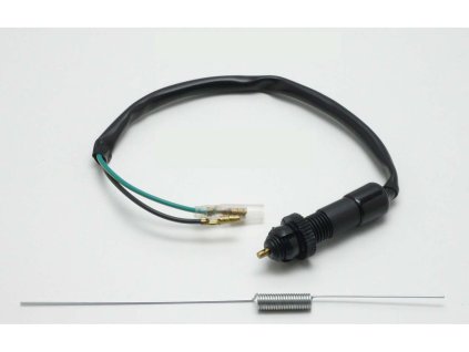 Rear brake light switch with connection cable and spring for Honda MT 50, 80, MB 80