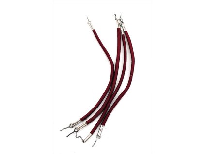 Clothes cords red 4 pieces for Rixe, NSU Quickly N
