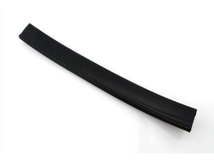 Rubbing strip rubber 20 cm black left for Simson KR51/1, KR51/2