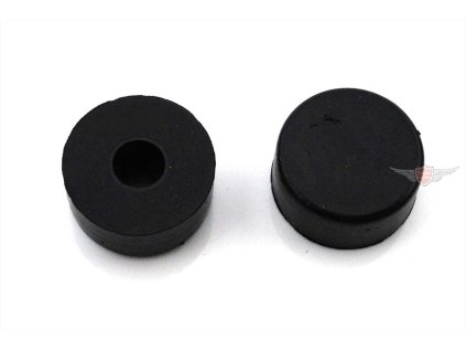 Tank retaining rubbers replicas 2 pieces for Suzuki K 50 Mokick