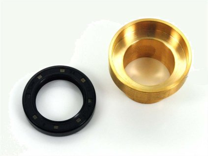 Shift bushing brass with oil seal 22x32x6mm for Kreidler Florett Mokick
