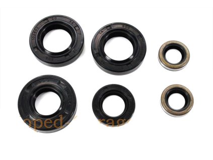 Simmering set 6-piece black for Derbi Senda-R