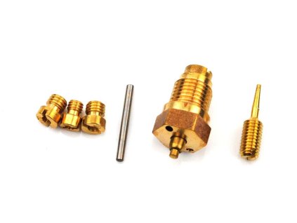 Carburetor repair kit brass 16mm 6-piece for Simson, S 51