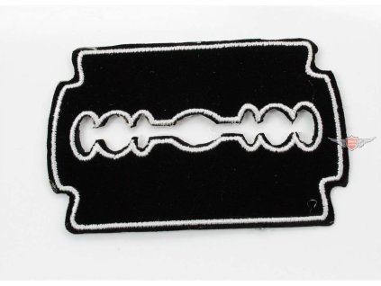 Patch polyester fabric 88mm x 59mm for moped mokick