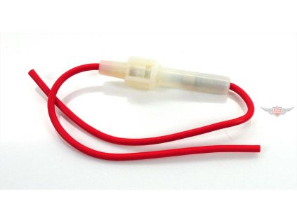 Fuse holder glass 15A universal for moped, moped, mokick