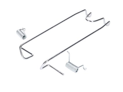 Chrome luggage rack with 2 springs for Kreidler Flory, MF, MP, moped moped