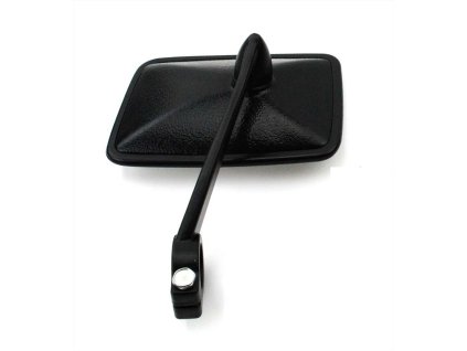 Mirror left plastic aluminum black for Simson Schwalbe KR 51/1, SR4-2, SR4-3, SR4-4, MZ TS 250