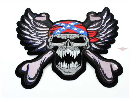 Patch, polyester 223mm 262mm for moped mokick