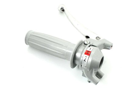 Shift lever aluminum 2-speed grooved rubber for Zündapp Bergsteiger M 25, 50, ZR Z, Sachs 504, 505, Hercules Prima, M, KTM, DKW, ZR,