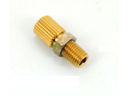 Adjusting screw brass M6 x 0.75 13mm for Zündapp Bergsteiger, Hercules Prima, Kreidler Flory, Florett, MF, MP, DKW, KTM, Rixe, Miele, Puch Maxi, GTS, C, ZD, ZR, ZA, CS, CX, Hai