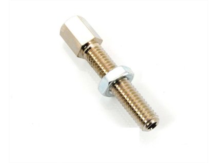Adjusting screw hexagon M6 x 29mm 7mm diameter 3mm hole for moped, moped, mokick