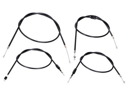 Cable set 4-piece black for Simson S 51, 53, 70, 83