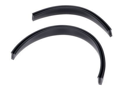 Scuff plates Keder set black for Simson, KR51/1, KR51/2