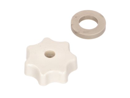 Rubber ivory star grip nut for Simson KR51/1, KR51/2, SR4-2, SR4-3, SR4-4, SR50, SR80