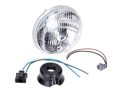 Headlight insert halogen H4 for Simson SR4 Schwalbe KR 51