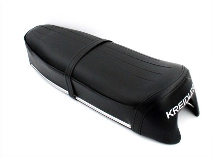 Seat bench black 630mm x 240mm With tool compartment opening for Kreidler, Florett, K 54 RS, KKR, Mokick