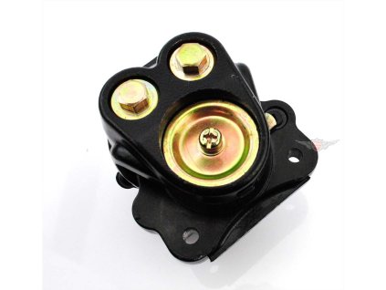 Black brake caliper with brake pads for Kreidler, Florett RS, RMC