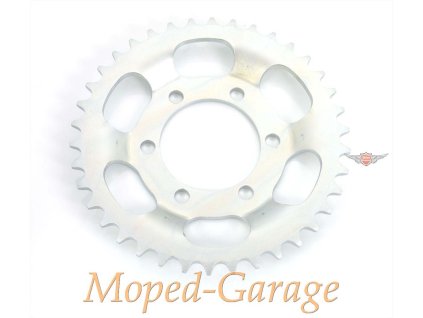 Sprocket steel 38 teeth 120mm for Zündapp ZD 20, 40, 25, ZL Hai CX 25 TS, ZS ZE C 50 Sport, GTS 50, TS