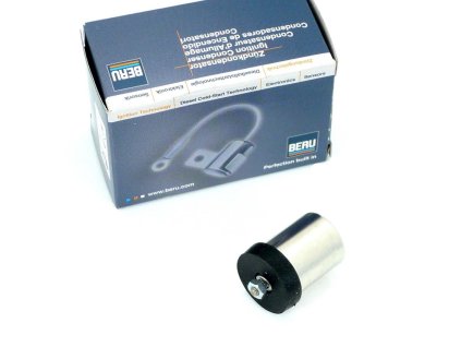 Condenser Beru screw connection 18mm x 23mm for Zündapp Automatic Moped, ZA, ZB, ZD, TS, ZR, CS, CX, Hai, GTS, C, Hercules MX, Prima, M, Kreidler Florett, Flory, MF, Puch Moped