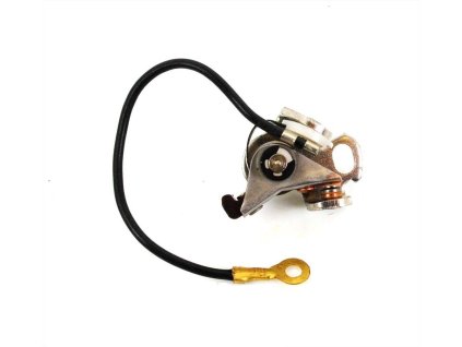 Ignition contact with cable for Zündapp Bergsteiger M 25, 50, R 50 scooter, Automatic moped, ZA, ZB, ZD, TS, ZR, CS, CX, Hai, GTS, C, Kreidler Florett, Flory, Hercules MX 1, Prima, Puch moped