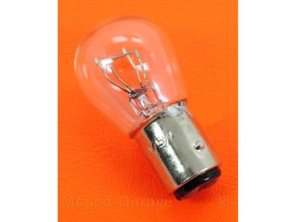 Tail light bulb 1 piece 6 Volt 21/5 Watt for Zündapp, Kreidler, Puch, Hercules, DKW, KTM, moped, mokick, moped