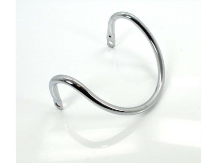 Chrome protection bar Width approx. 120 to 150mm Mounting distance 160mm Clearance inside 155mm Distance from the mounting to the lower edge of the tube 120mm for Zündapp, Kreidler Florett RS LF LH, Hercules K 50 MK,