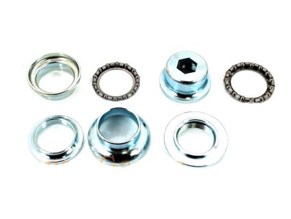 Steering head bearing set 7-piece metal for Zündapp Bergsteiger M 25, 50 Type 434, C Super 441, Combinette 433