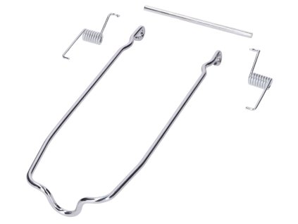 Luggage carrier clamp DMP chrome for Hercules, Sachs, Prima 5