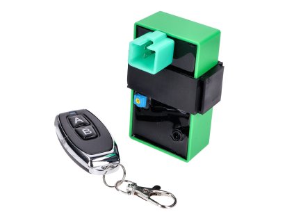 Speed converter adjustable with radio remote control for AGM, Explorer, Alpha Motors, Nova Motors, China scooters with 4T GY6 (ECS carburetor) engine Euro4- 2018-