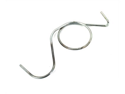 Chrome-plated brake spring 116mm for Kreidler Florett egg tank, K 54/0M, LF, LH, RM, TM, Super, RS