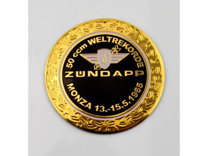 Tank emblem Monza diameter approx. 64mm for M 25 50 Bergsteiger, R scooter, GTS 50, C Sport, Super, KS 80, 100, ZD ZL ZX ZS ZE ZR A X ZB ZA, moped moped mokick