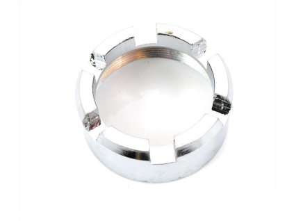 Manifold nut M40 35mm chrome for Yamaha FS 1, DX, RD, DT 50, 80