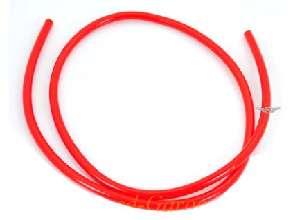 Petrol hose neon red 1 meter 5-6mm for Zündapp, Kreidler, Hercules, Puch, Simson, moped, moped
