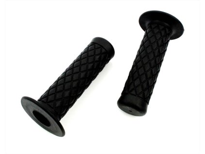 Handle set black 22/24mm 125mm for Zündapp GTS C 50 Sport, KS Combinette 442, 444, ZA A, Kreidler Florett, Flory MF, Hercules Prima M, Puch Maxi, KTM, DKW, Rixe, Miele moped, moped